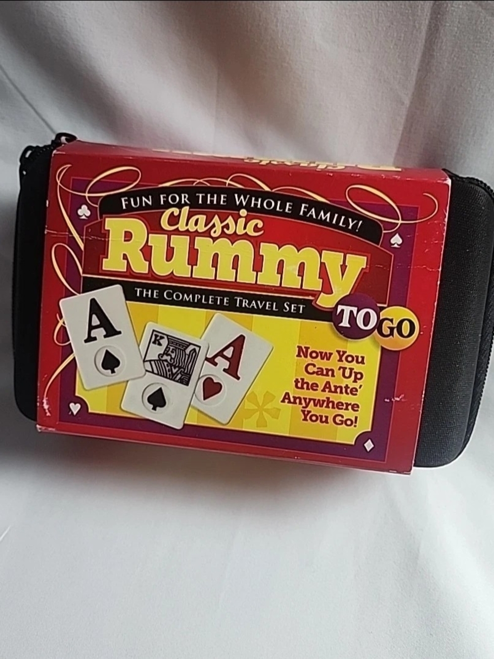 Dominoes To Go Classic Rummy Travel Set In Zip Case Never Used!